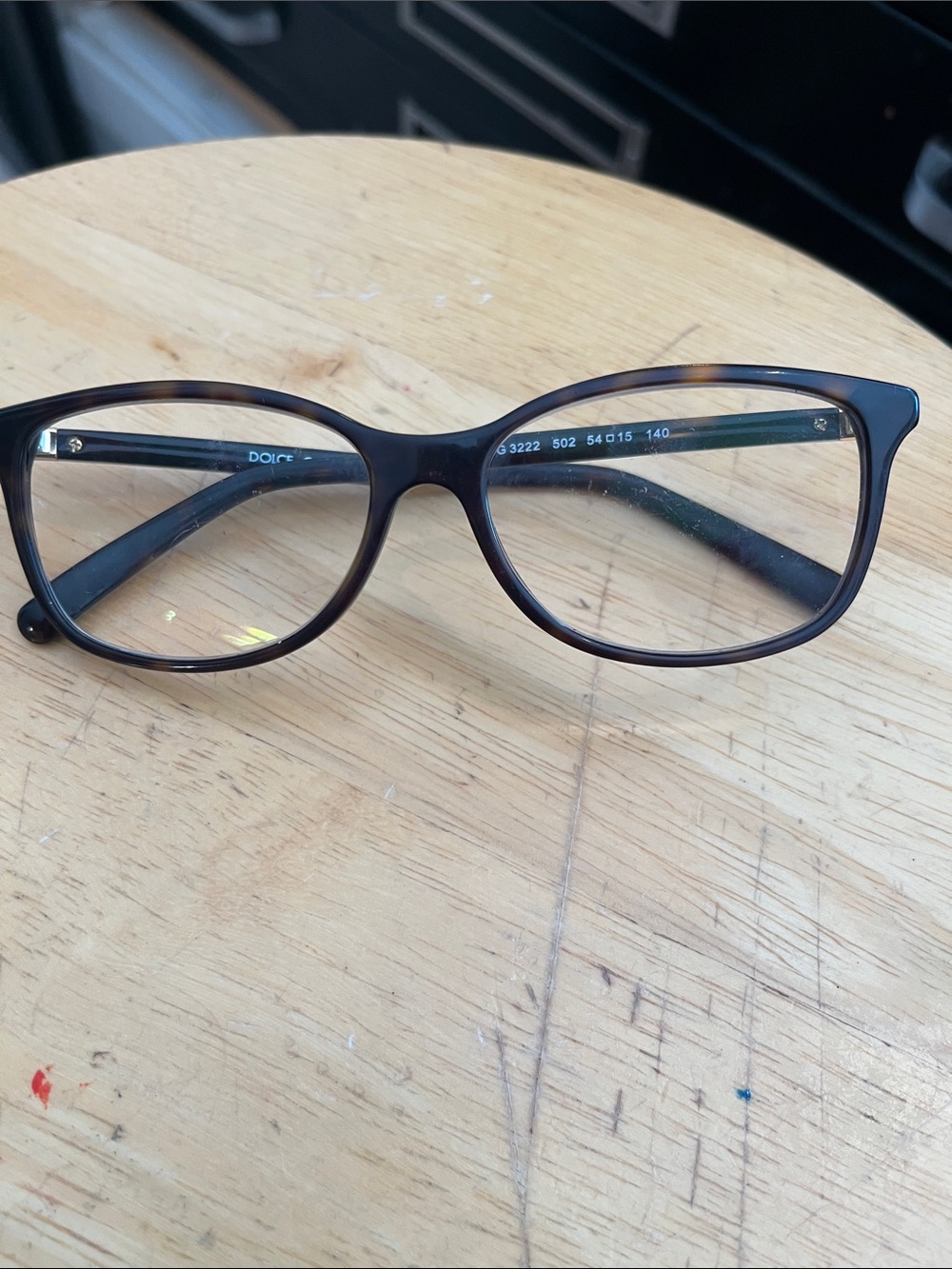 Dolce & Gabbana Brown Tortoiseshell Women's Eyeglass Frames #DG 3222